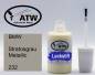 Preview: BMW, Stratosgrau Metallic, 232: 20ml Lackstift, von ATW Autoteile West.